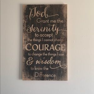 Serenity Prayer Pallet Wall Art